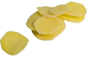 Aardappel schijf 2mm zak 1kg stuk